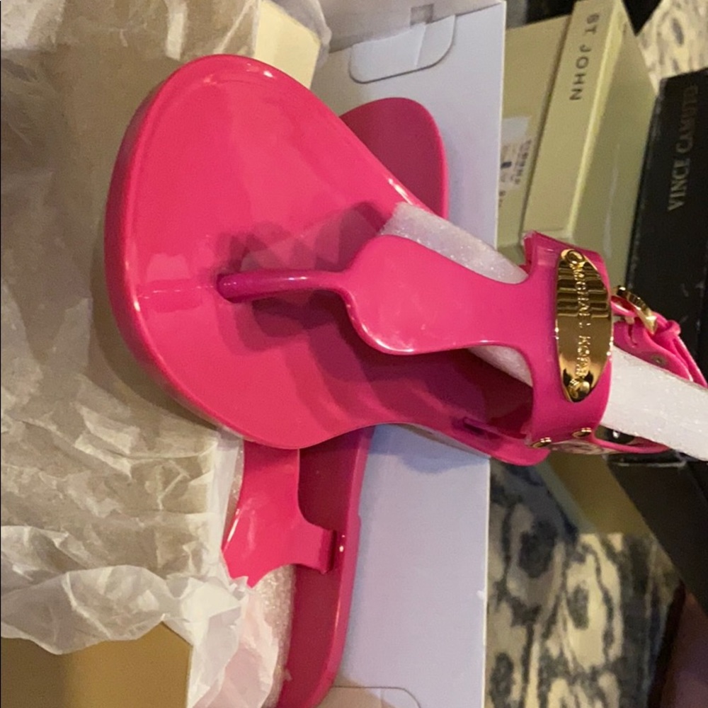 Michael Kors pink gel sandal - Picture 3 of 6